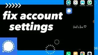 How To Fix Account Settings On Signal App