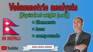 Equivalent weight I   Equivalent weight of acid, base, salt, ions,  oxidant and reductant