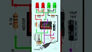 Adjustable flasher circuit | flip flop led flasher | dual channel led flasher | NE555 ic #diy