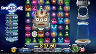 REACTOONZ slot Ultra big win! 800X!