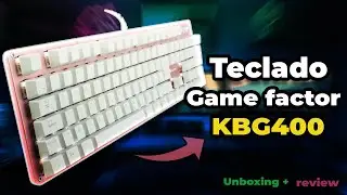 Teclado Game Factor KBG400 PK | Unboxing y Review