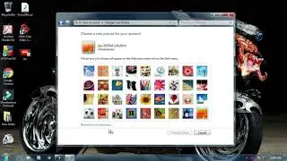 How to change Windows 7 Lock Screen / User Account picture windows 7 in telugu//Technical Master.