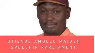 Otiende Amollo Maiden Speech