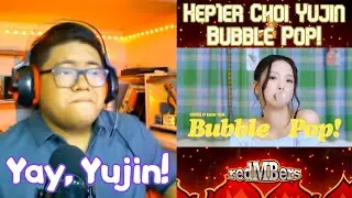 Reaction to Kep1er Choi Yujin - 'Bubble Pop!' Cover!