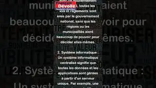 Centralis&eacute;e