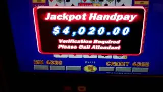 video poker jackpot