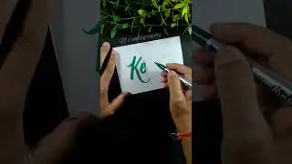 Keya name letter #nvcalligraphy #shorts #calligraphy #lettering #keya