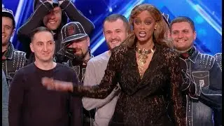 Light Balance Gets Tyra Golden Buzzer - America's Got Talent 2017