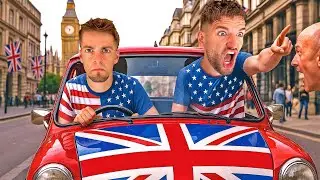 Americans Try Driving In London For The First Time!