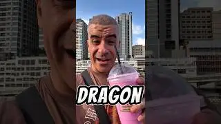 Коктейль из драконьего фрукта #шорты