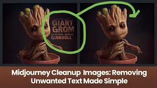 Midjourney - HOW TO Cleanup Images - Removing Unwanted Text Made Simple
