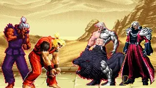 [KOF Mugen] 🔥 Dragon Ken vs Ultimate Rugal (Insane AI) Fight #thekingoffighters