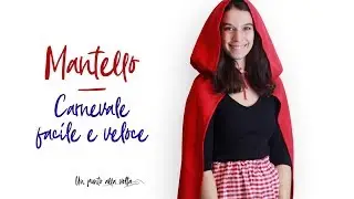 Cucire un mantello fai da te | Carnevale DIY facile e veloce | Un punto alla volta