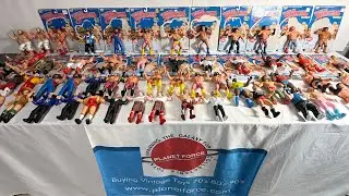 Vintage 80&rsquo;s WWF LJN Wrestling Figures w/ Cardbacks & Posters