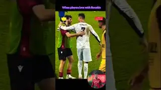 When players ignore & love with Ronaldo💞⚽ #football #ronaldo #soccer #edit #goat #cr7 #viral #shorts
