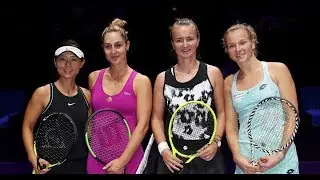 Krejcikova/Siniakova vs. Dabrowski/Xu | 2019 WTA Finals | Match Highlights