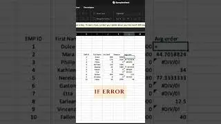 Error Free Data #iferror