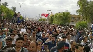Iran: Day 2 of protests by thousands in Kazerun