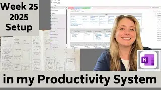 Weekly Productivity Setup | Week 25 2025 June