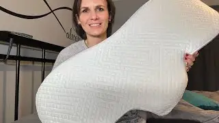 Side sleeper cuddler pillow