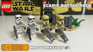 Designing a Scarif battle pack because Lego won't  | Lego MOC Workshop #2