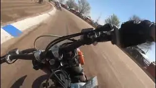 La ca&iacute;da de Javier Lucero en 450cc desde la c&aacute;mara de Leo P&eacute;rez - 9a Fecha CAM Santa Clara