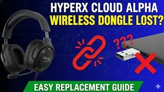 Замена беспроводного адаптера HyperX Cloud Alpha | Как исправить и повторно подключить