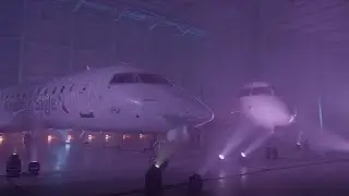 Grand opening ceremony celebrating our new hangar in West Virginia