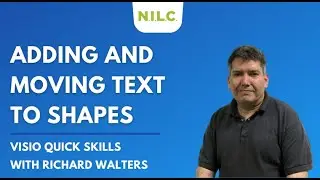 Adding Text To Microsoft Visio Shapes and Moving Text Around Shapes