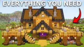 Minecraft: How to Build the Ultimate Survival Base | Tutorial🏠