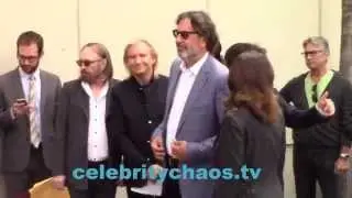 Joe Walsh, Tom Petty and Jeff Lynne arriving to Hollywood walk of fame star ceremony