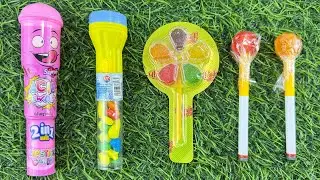 Satisfying ASMR Video With Lollipops And Colorful Candies | ASMR Candy Unwrapping