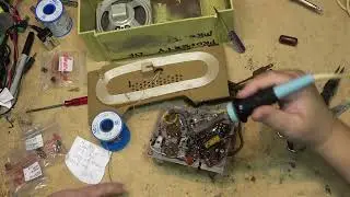 Обновление электрооборудования винтажной ламповой радиостанции AM Marconi Model 447