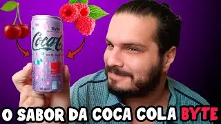 PROVEI A COCA COLA BYTE - Sabor 7 BELO ou CEREJA?