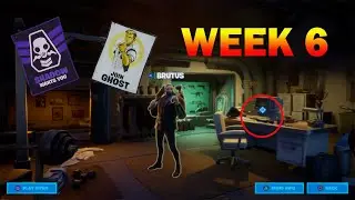 Fortnite DEADPOOL WEEK 6 CHALLENGES: BIG BLACK MARKER + Posters! - How to Get Deadpool Battle Royale