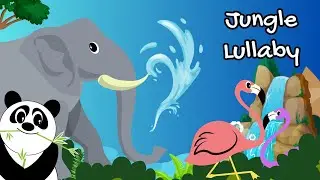 Bedtime Lullaby in Animated Calming Jungle Video Loop