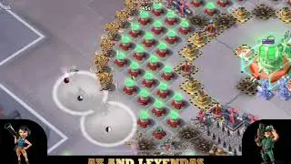 Green Court in 3 by Leyendas Left and Top Shields With Commentary