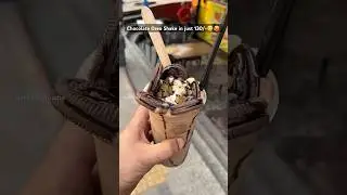 Chocolate Oreo shake😋🥵 #chocolate #shake #oreo #streetfood #indianfood #food #foodies #chocochip