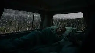 🌧️🌙😴 ASMR Rain Sleep After a Long Day | Cozy Campervan