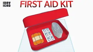 [1DAY_1CAD] АПТЕЧКА ПЕРВОЙ ПОМОЩИ (Tinkercad : Дизайн / Проект / Образование)