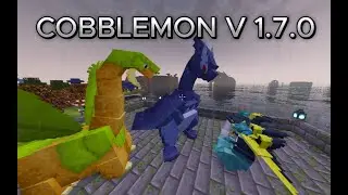 Cobblemon 1.7.0 update fly about on Shadow Lugia, Shiny Dragapult and Shiny Tropius. Who's the best?