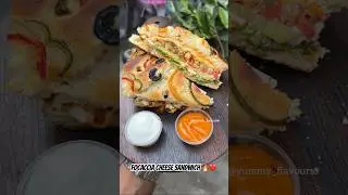 FOCACCIA CHEESE SANDWICH 😋😍 || #sandwich #shorts