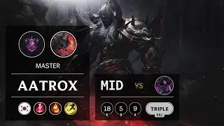 Aatrox Mid vs Morgana - KR Master Patch 9.9