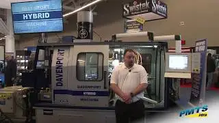 Davenport Hybrid Machine Live Demo PMTS 2019 | Multi-Spindle CNC Precision Machining