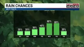 Rain returns next week