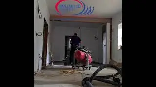pouring screed to a uneven floor with Ardex and  Portamix