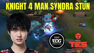 Knight got an insane 4 man Syndra stun and they still lost (EDG vs TES)