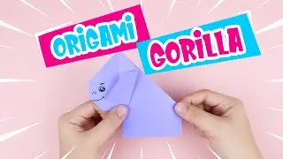 How To Make An Origami Gorilla - Easy Origami Craft Tutorial
