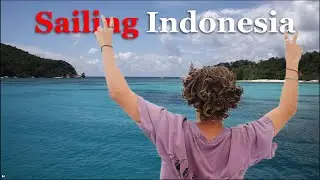 Sailing away from blue water islands