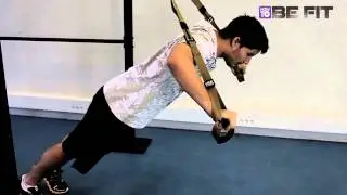 Entraînement en suspension: développé pectoral